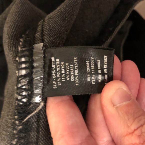 Hot Topic Black denim hoodie jean jacket size Medium - Picture 4 of 4